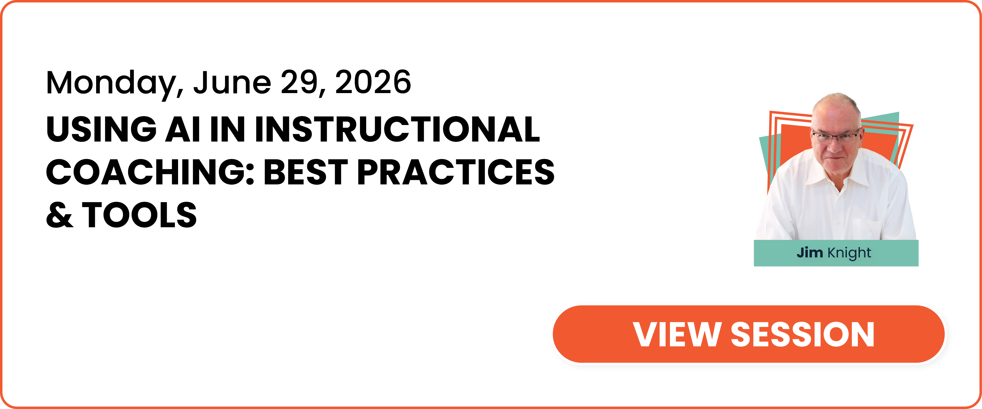 Using AI in Instructional Coaching: Best Practices & Tools session card and link