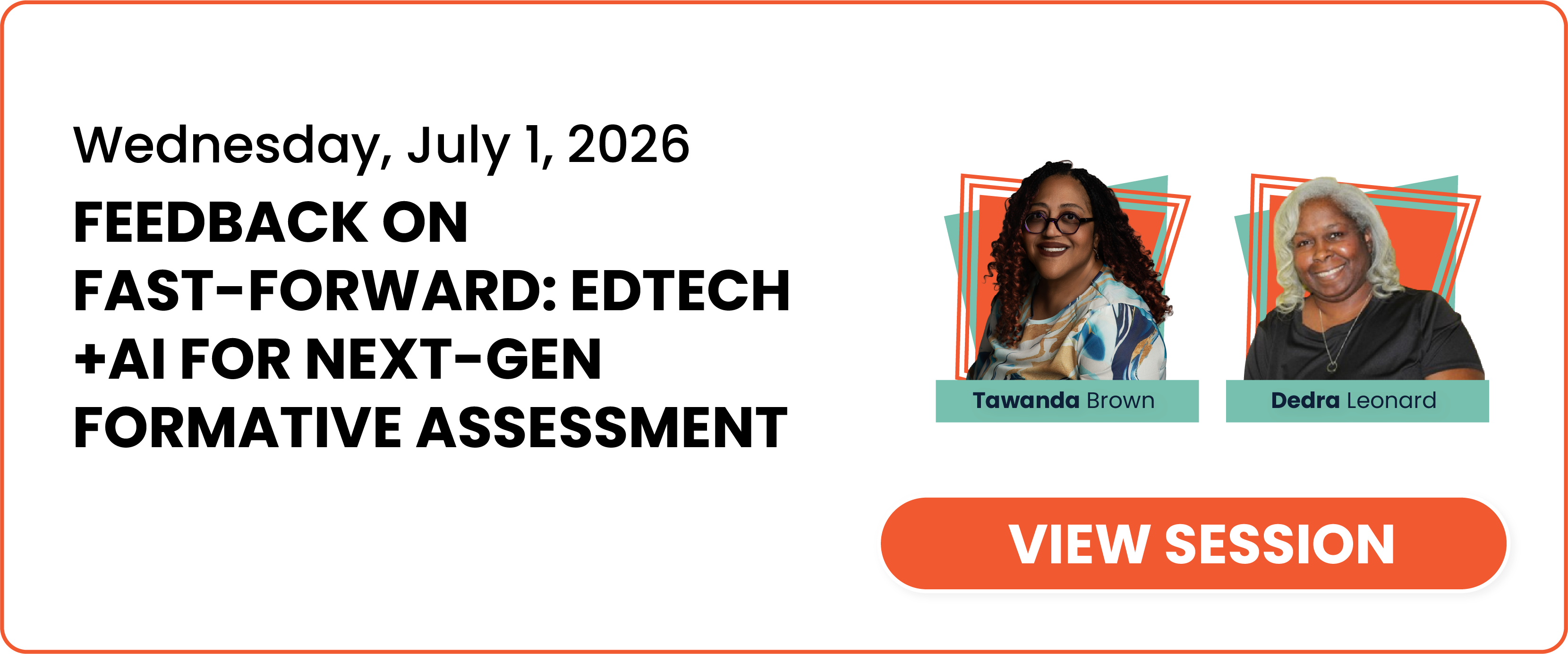 Feedback on Fast-Forward: EdTech +AI for Next-Gen Formative Assessment session card and link