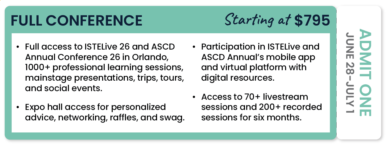 Full Conference Pricing