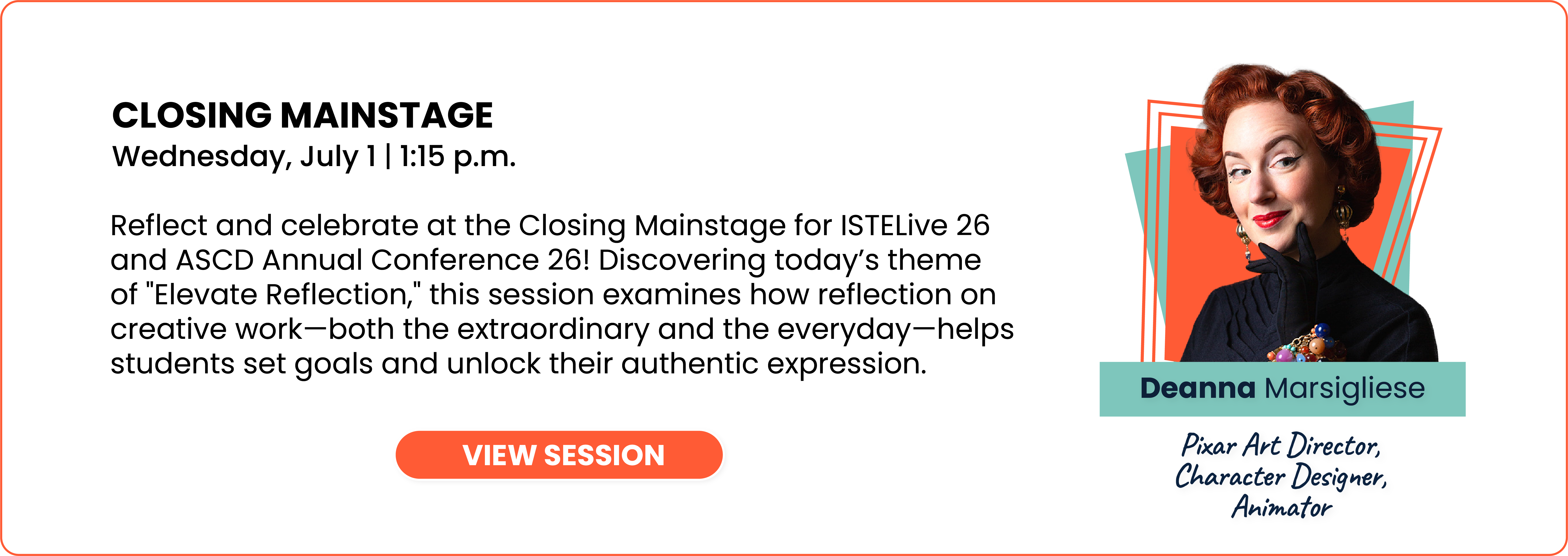 Deanna Marsigliese Wednesday Mainstage Session Link